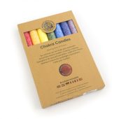 Set of 7 Chakra Dinner Candles - Scented