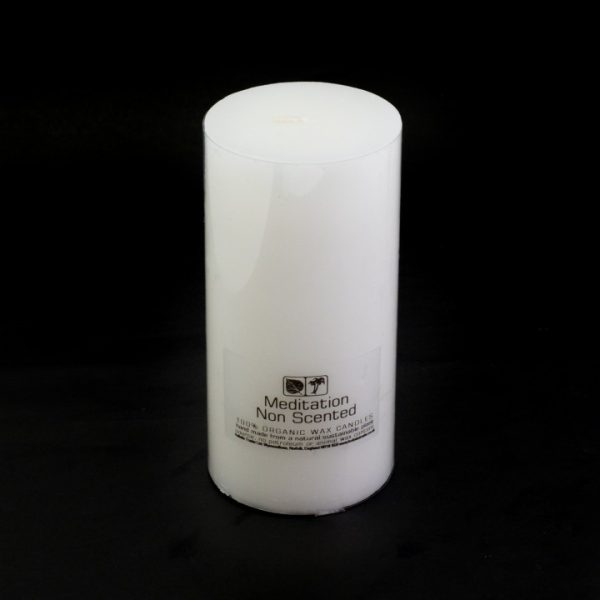 Large Non Scented Meditation Candle