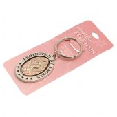 AngelStar Spinner Keyring - Protected By Angel