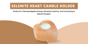 Selenite Heart Candle Holder