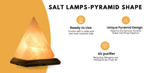 Salt Lamp Pyramid Shape