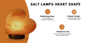 Salt Lamp Heart Shape