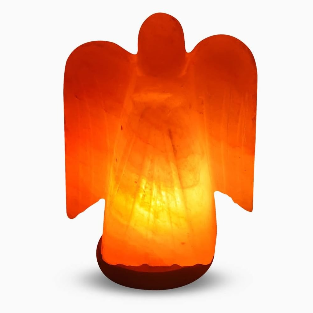 Himalayan Salt Angel Lamp, Angel Lamp, angel night lights, lamp angel, angel salt lamp