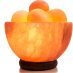 Himalayan Fire Bowl Salt Lamp With Balls, Himalayan Salt Lamps, Pink Salt Lamps, Salt Lamps, Pure Himalayan Salt Lamp,