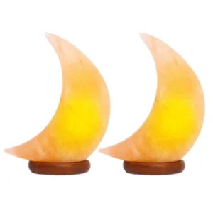 Himalayan Salt Half Moon Lamp, USB Moon Shape Salt Lamp, Himalayan Salt Lamps, USB Powered Salt Lamp, Moon shaped himalayan salt lamp, moon light usb