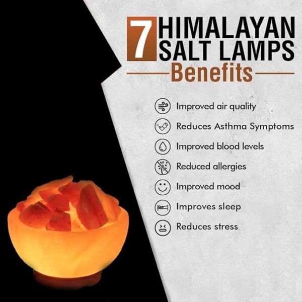 Himalayan Salt Lamp Firebowl, Himalayan Salt Lamps, Pink Salt Lamps, Salt Lamps, Pure Himalayan Salt Lamp,