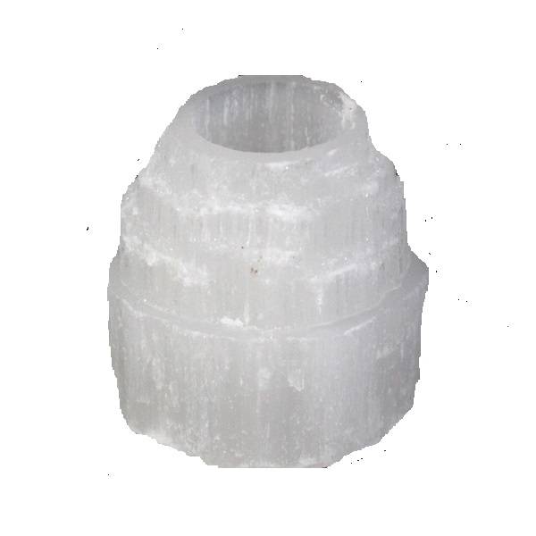 Selenite Rough Candle Holder, Himalayan Salt Lamps, Pink Salt Lamps, Salt Lamps, Pure Himalayan Salt Lamp,