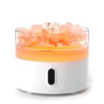Nature Gift Himalayan Salt Aroma Diffuser USB-Type C - Night Light - Flame Effect